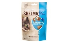 Shelma Cat Snack Immunity polštářky GF 60 g