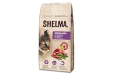 SHELMA Cat Sterilised Beef GF 8 kg