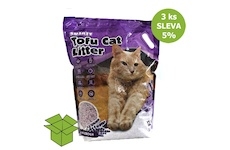 Smarty Tofu Cat Litter Lavender podestýlka 12 l (3 ks) SLEVA 5 %