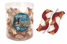 Splétaný copánek Hovězí JUKO Snacks (40 ks)