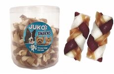 Splétaný copánek Kuřecí JUKO Snacks (40 ks)