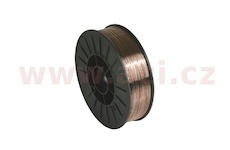 svařovací drát ocel 0.6 mm, plastová cívka 200 mm, 5 kg - ER70S-6 / G3Si1