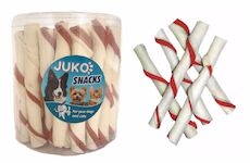 Trubička bílá Hovězí JUKO Snacks (35 ks)