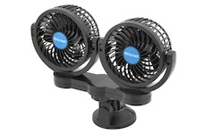 Ventilátor MITCHELL DUO 2x108mm 12V na přísavku