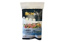 Vzorek IRONpet Dog Puppy Mini  &  Medium Turkey (Krocan) 70 g