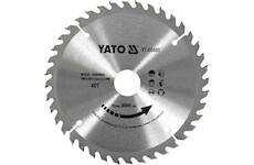 Yato Kotouč na dřevo 190x30mm 40 zubů YT-60489