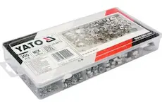Yato Metrické matice z nerezové oceli, sada 300 ks, mix velikostí YT-06773