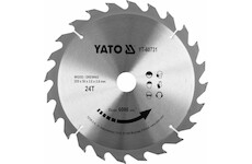 YATO TCT KOTOUČ NA DŘEVO 255X24TX30MM